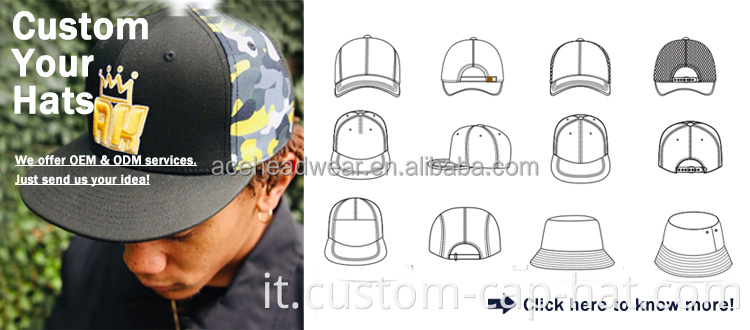 Cappello da camioncampina a 7 pannelli piatti all'ingrosso a base di camioning da camioning da due toni camionista